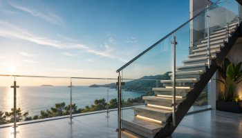 Cam korkuluk imalatı ve montajı, modern ve güvenli tasarımlarla merdiven, balkon ve teraslar için cam korkuluk çözümleri